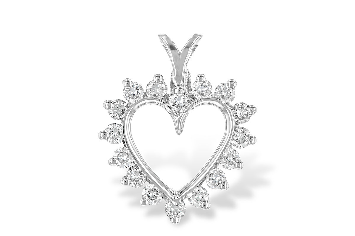 K052-58172: HEART PENDANT .45 TW