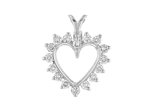 K052-58172: HEART PENDANT .45 TW