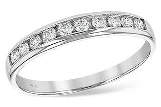 K138-97245: LDS WED RG .25 TW (10 STONES)