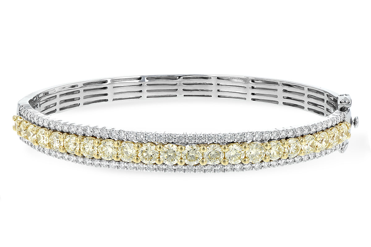 K235-30845: BANGLE 4.20 YELLOW DIAS 5.63 TW