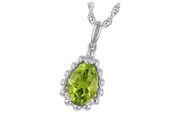 K235-31800: NECKLACE 1.30 CT PERIDOT