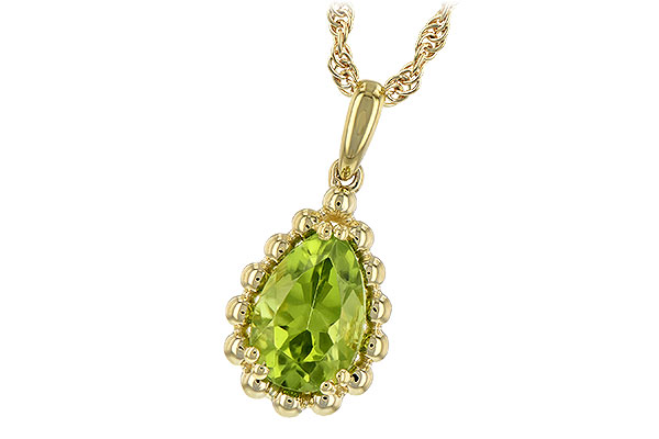 K235-31800: NECKLACE 1.30 CT PERIDOT