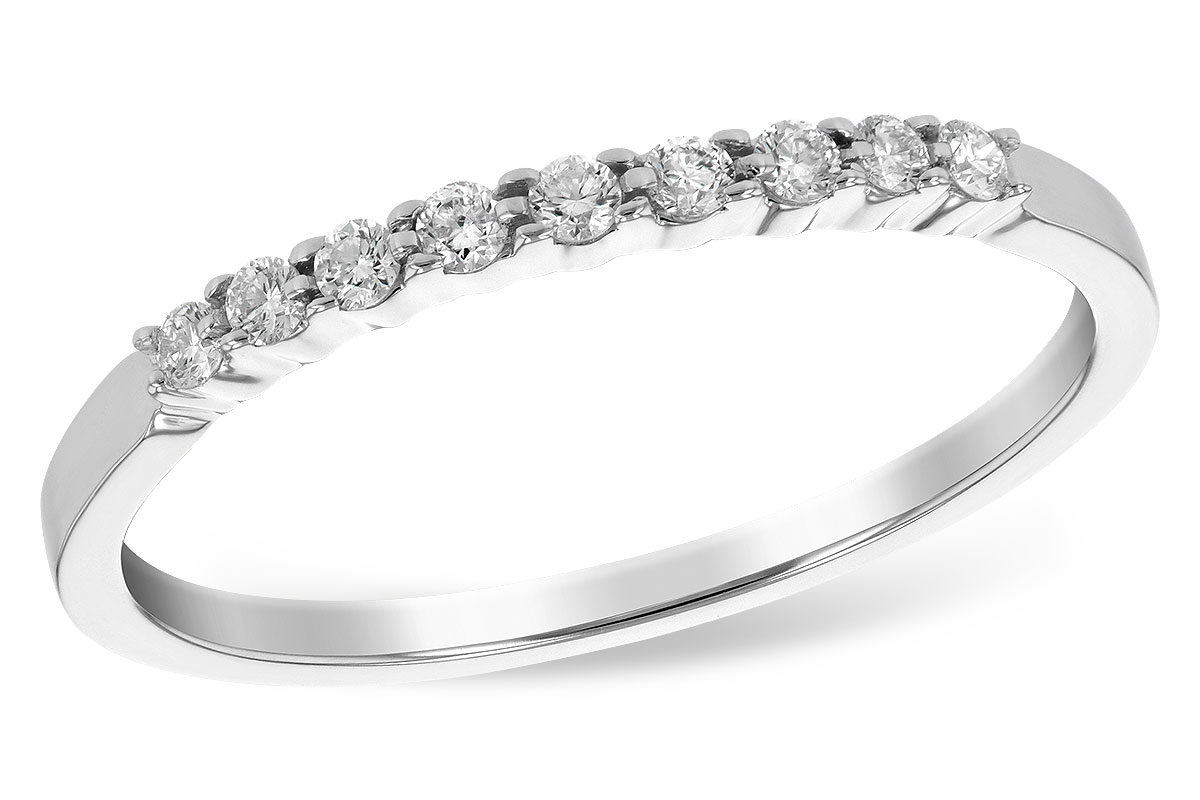 K235-32718: LDS WED RG .12 TW (9 STONES)