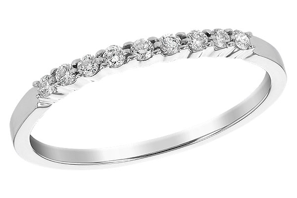 K235-32718: LDS WED RG .12 TW (9 STONES)