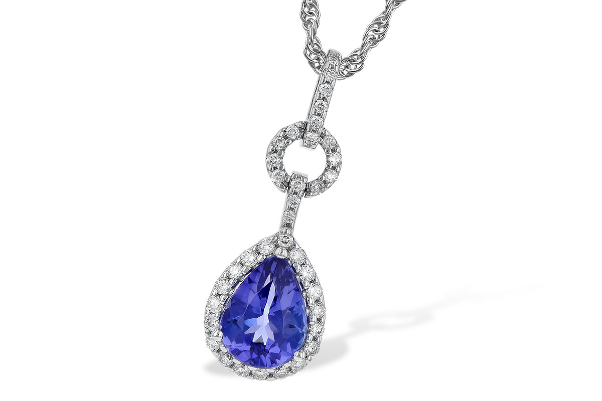 K236-25363: NECK .95 TANZANITE 1.14 TGW