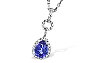 K236-25363: NECK .95 TANZANITE 1.14 TGW