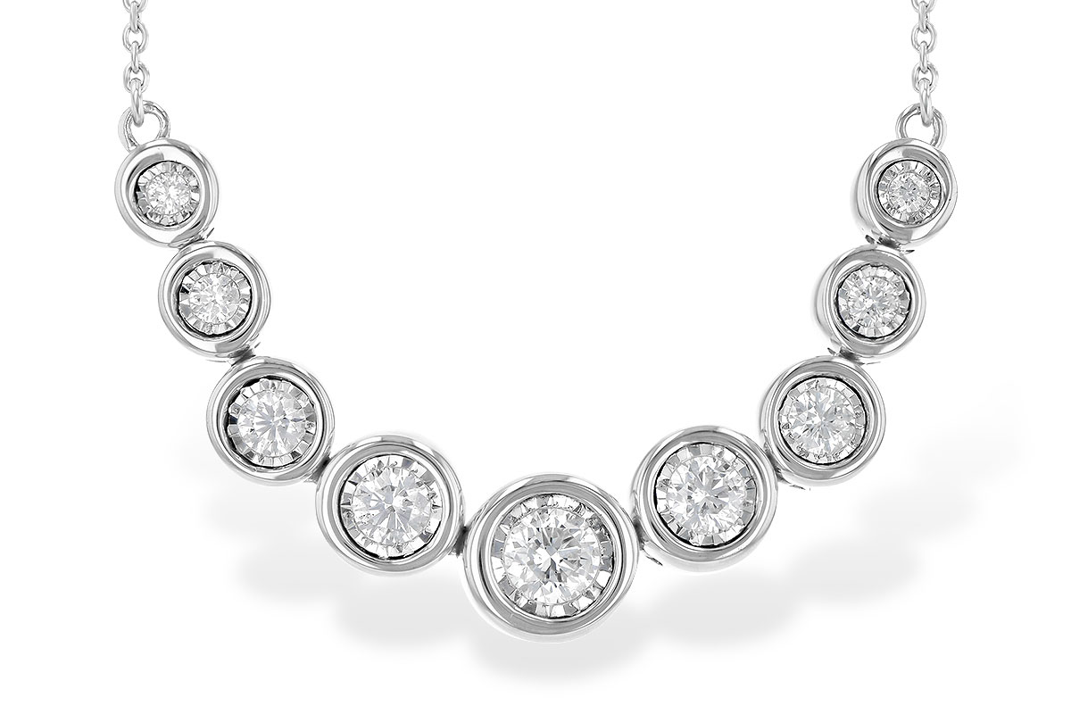 K236-25400: NECKLACE .50 TW