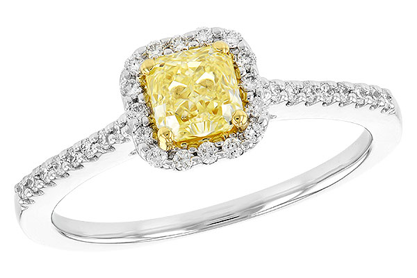 K318-91745: LDR .77 FANCY YELL DIA .95 TW (GIA6262455580)