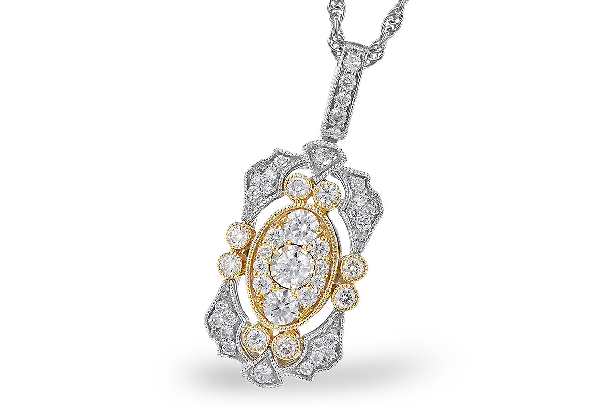 K318-97218: NECKLACE .50 TW
