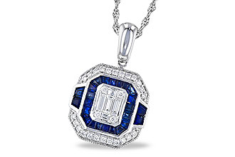 K318-98109: NECK 1.00 SAPP TW 1.33 TGW