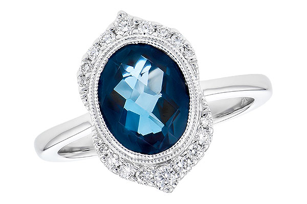 K318-99054: LDS RG 1.86 LONDON BLUE TOPAZ 2.00 TGW