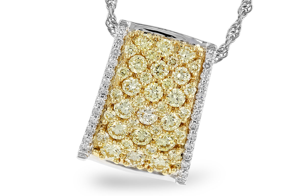 K319-84472: NECK 1.18 YELLOW DIAS 1.35 TW