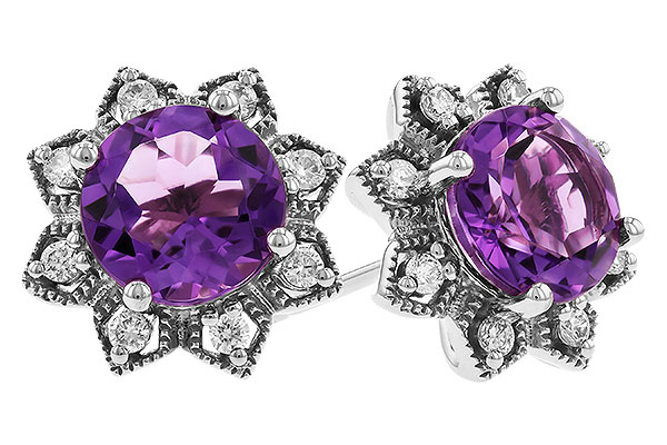 K319-87263: EARR 2.07 TW AMETHYST 2.25 TGW (7MM RD)