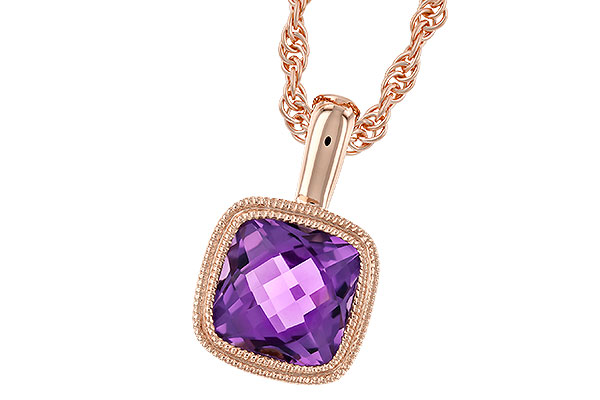 K319-89000: NECKLACE .82 AMETHYST