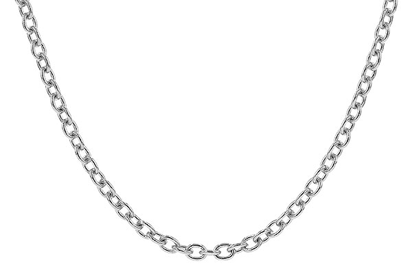 K319-89027: CABLE CHAIN (18IN, 1.3MM, 14KT, LOBSTER CLASP)
