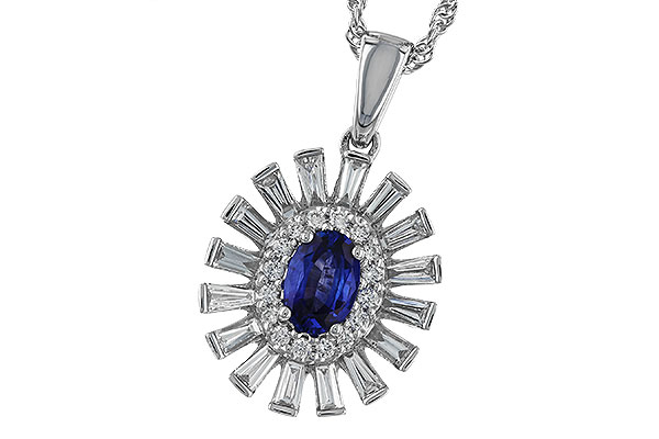 K319-89927: NECK .60 SAPPHIRE TW 1.12 TGW (6x4MM SAPP)