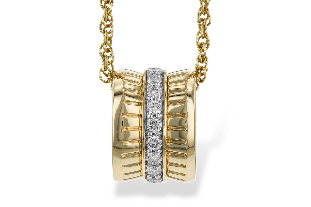 K319-89945: NECKLACE .24 TW
