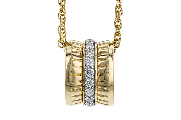 K319-89945: NECKLACE .24 TW