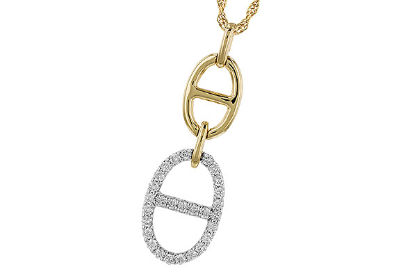 K319-90845: NECKLACE .40 TW