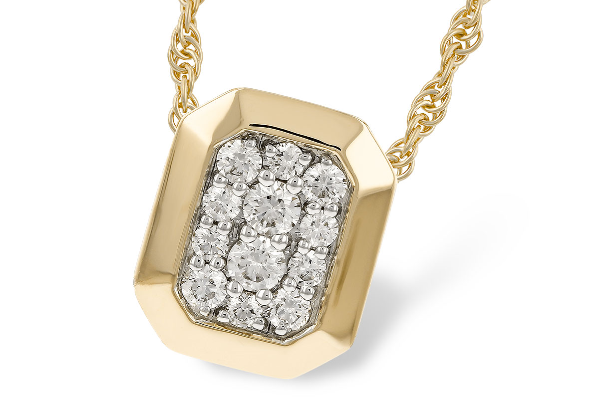 K320-79918: NECKLACE .25 TW
