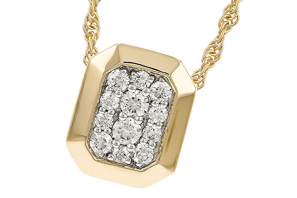 K320-79918: NECKLACE .25 TW