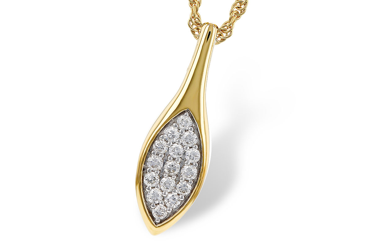K320-79991: NECKLACE .20 TW
