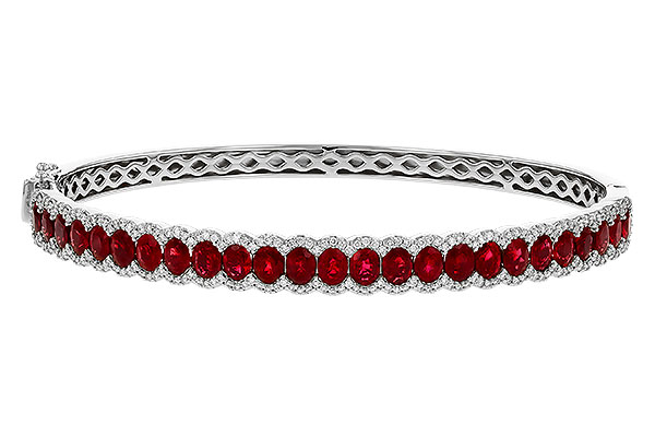 K320-80818: BANGLE 5.04 TW RUBY 5.60 TGW