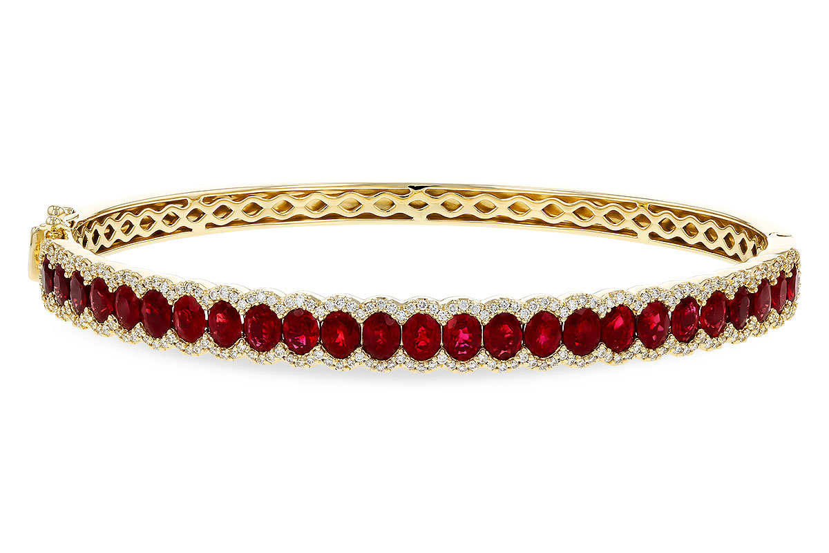 K320-80818: BANGLE 5.04 TW RUBY 5.60 TGW