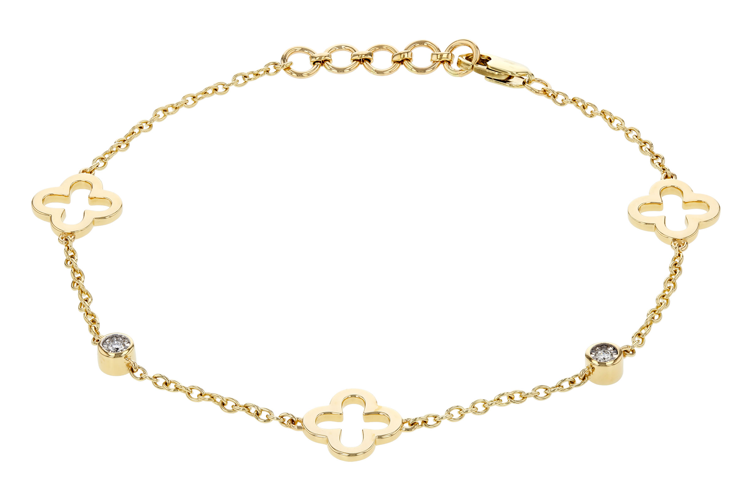 K321-65409: BRACELET .06 TW (7.25")