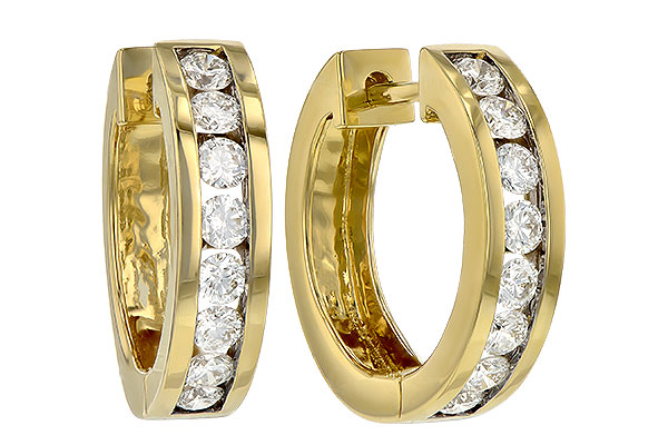 L047-11800: EARRINGS 1 CT TW