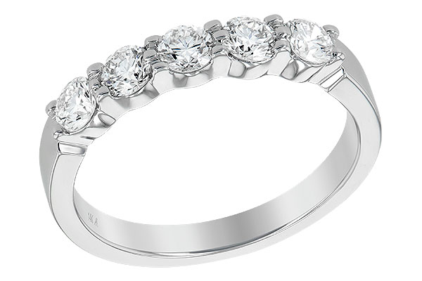 L232-62672: LDS DIA WED RG .75 TW (5 STONES)