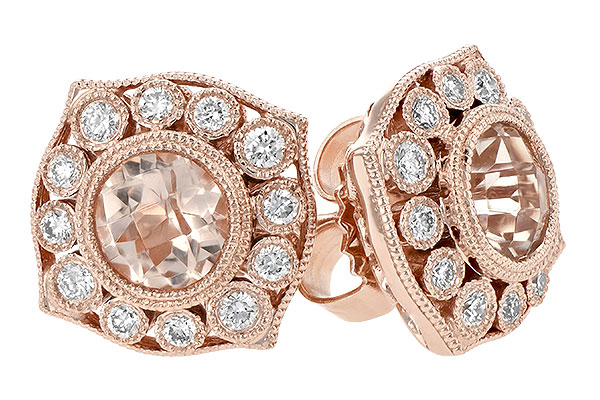 L234-40836: EARR .75 MORGANITE .98 TGW