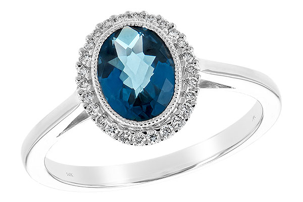 L235-29018: LDS RG 1.27 LONDON BLUE TOPAZ 1.42 TGW