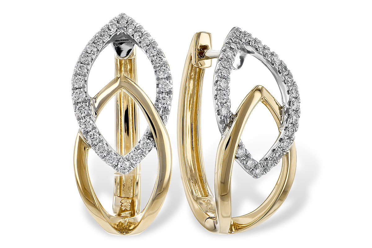 L235-35436: EARRINGS .25 TW