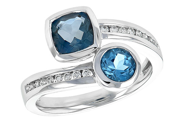 L235-36345: LDS RG 1.55 TW BLUE TOPAZ 1.70 TGW