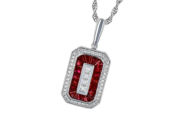 L236-21800: NECK 1.09 RUBY 1.42 TGW