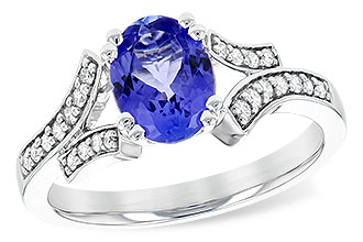 L236-25445: LDS RG 1.15 TANZANITE 1.30 TGW