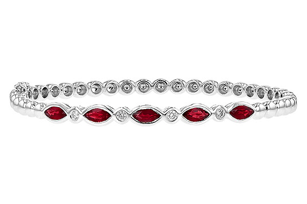 L236-26318: BANGLE 1.50 RUBY 1.63 TGW