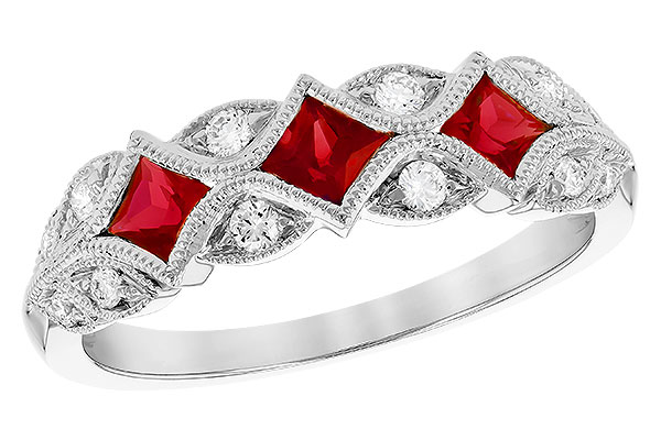 L318-94518: LDS WED RG .55 RUBY .70 TGW