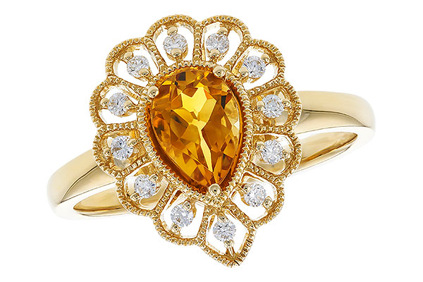 L319-85436: LDS RG .62 CITRINE .75 TGW
