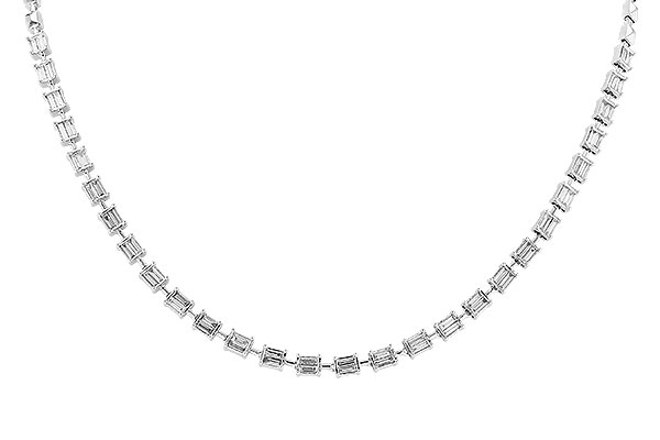 L319-86300: NECKLACE 2.02 TW BAGUETTE