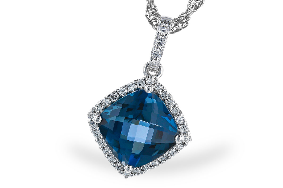 L319-86309: NECK 1.09 LONDON BLUE TOPAZ 1.20 TGW