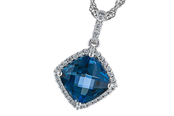 L319-86309: NECK 1.09 LONDON BLUE TOPAZ 1.20 TGW