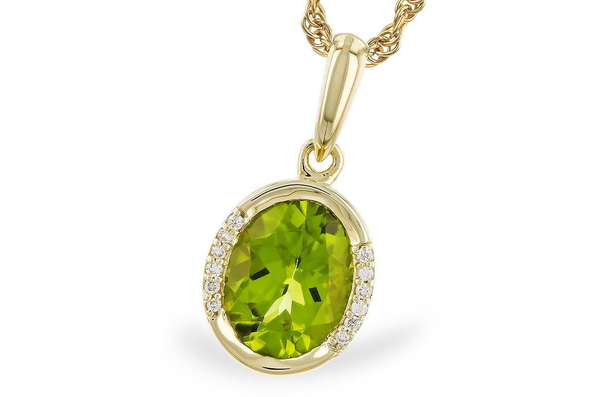 L319-86336: NECKLACE 1.72 TW PERIDOT 1.75 TGW (9x7 PER)