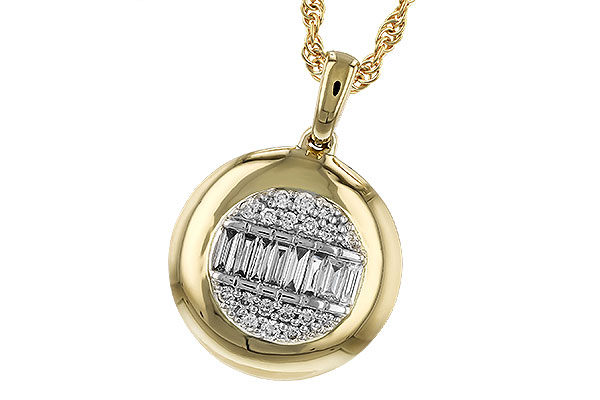 L319-90836: NECKLACE .10 BAG .17 TW