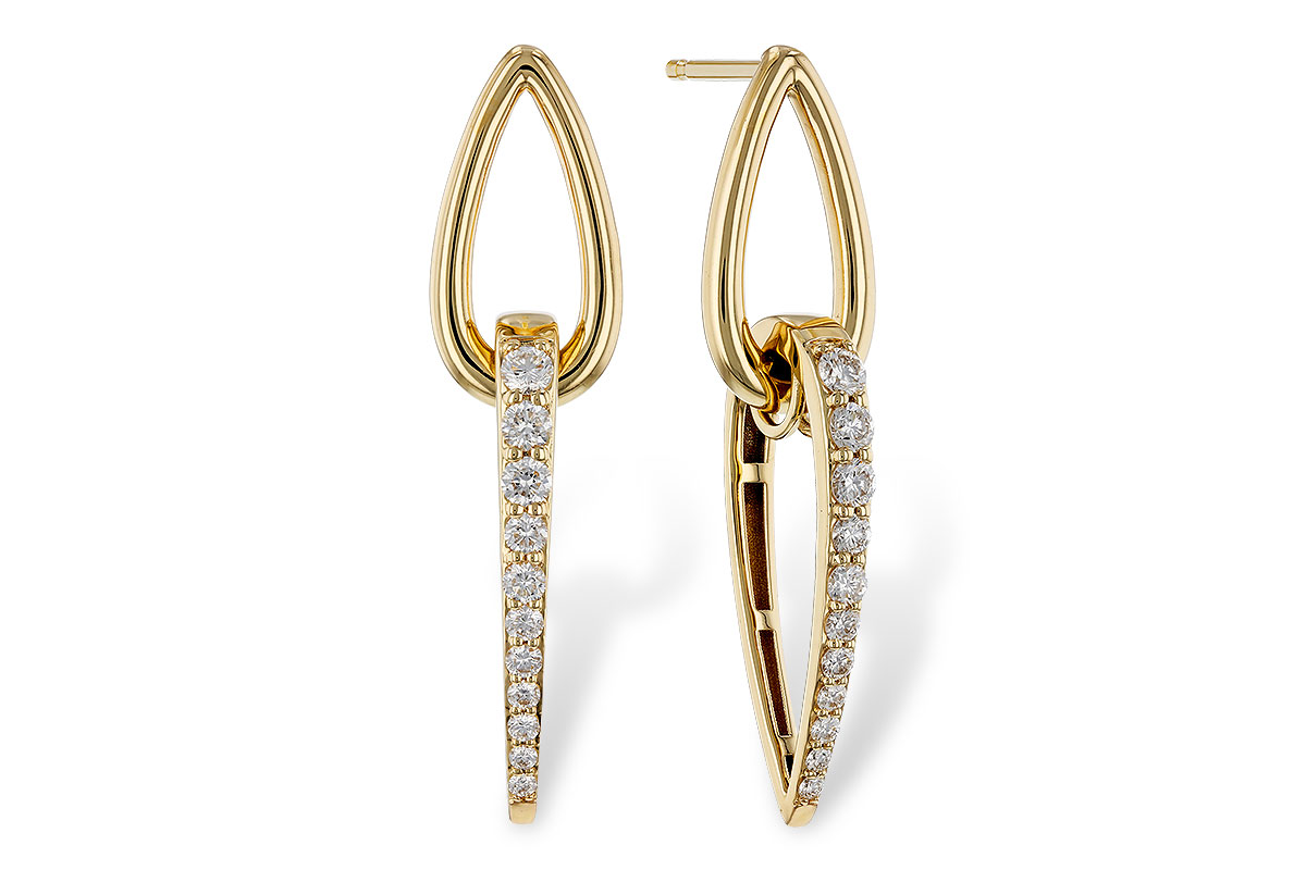 L320-74509: EARRINGS .75 TW