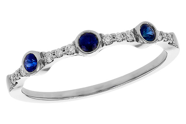 L320-76309: LDS WED RG .16 SAPPHIRE .25 TGW