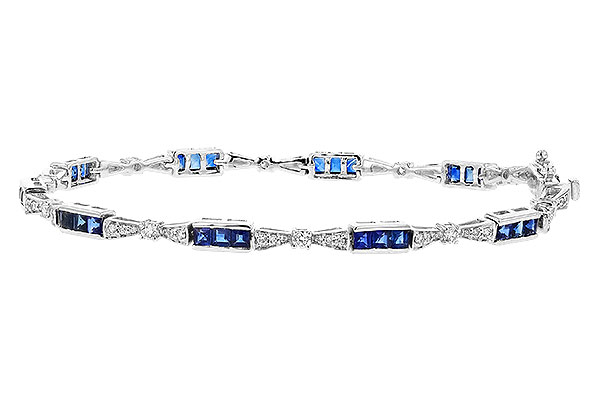 L320-79036: BRACELET 2.10 SAPPHIRE 2.75 TGW (7")