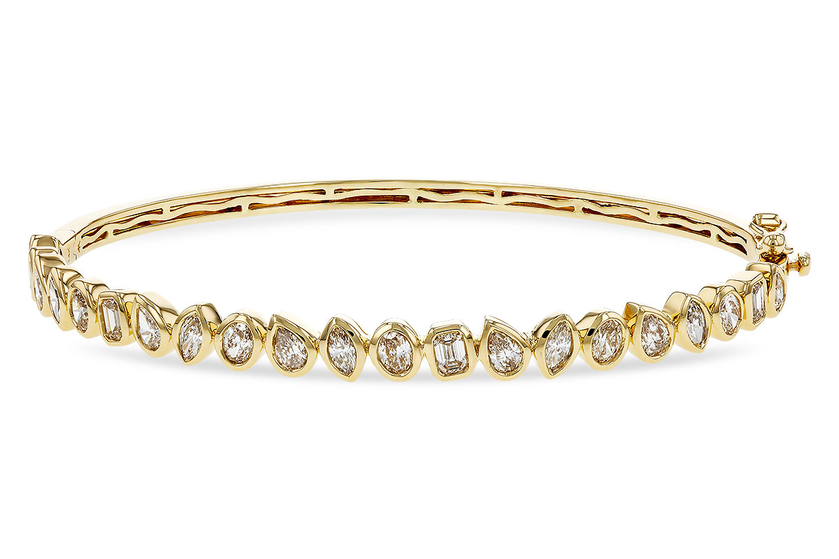 L320-80863: BANGLE 1.65 TW FANCY CUT DIAS