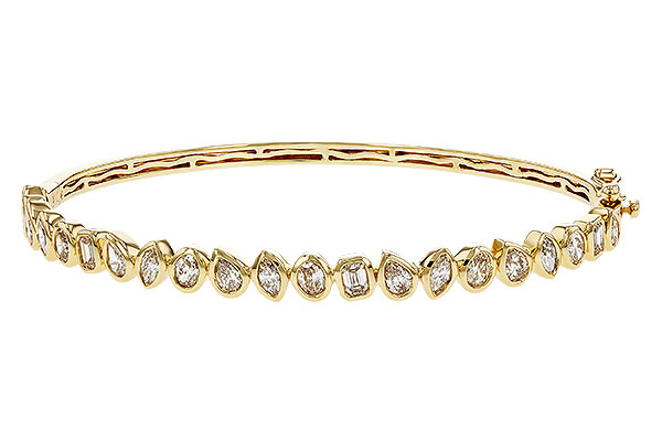 L320-80863: BANGLE 1.65 TW FANCY CUT DIAS